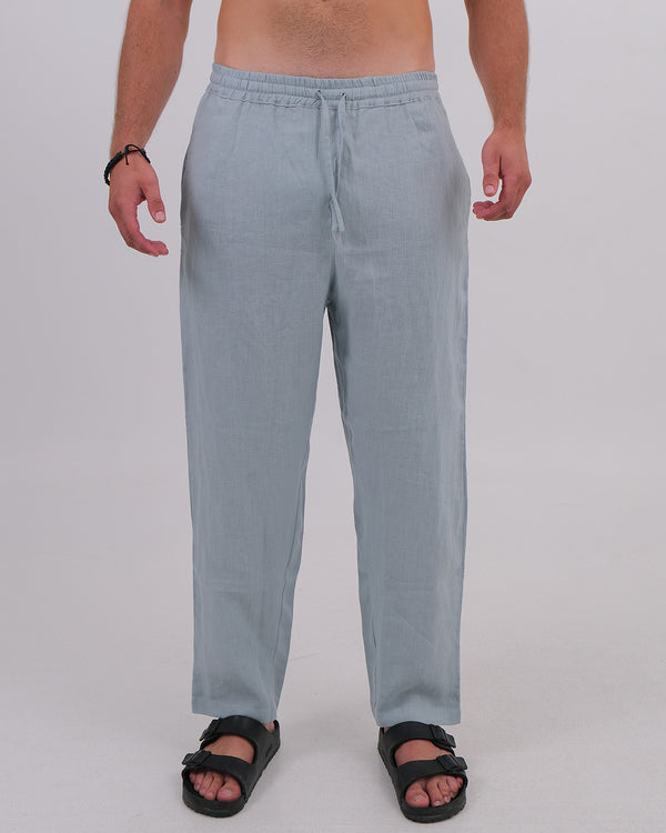 Long Pant Linen 100% Seafoam